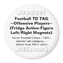 REFRIGERATOR FOOTBALL TD MAGNET GAME