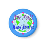 Refrigerator Magnet - One World, Many Stories magnets