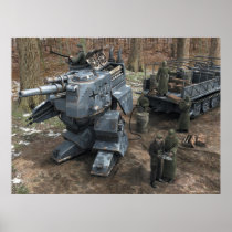Refueling Bipedal Panzer Print