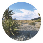 Refuge desert habitat round stickers