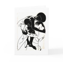 polestarimages, african-american, black, romance, love, relationships, marriage, urban, beautiful, Card with custom graphic design
