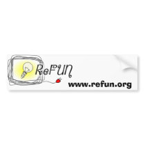 ReFUN sticker bumper stickers