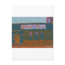 reg employ centre painting by hart postcards