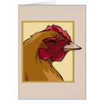 Regal Chicken Greeting Cards