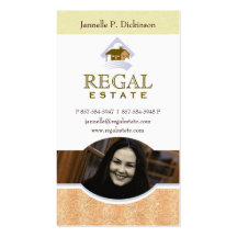 Regal Estate Photo Business Cards