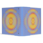 Regal Flames: Radial Abstract: Custom Binder