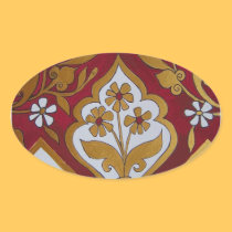 Regal floral stickers