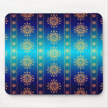 Regal Lazuli Abstract Art Mousepad
