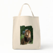 Regal Lion Grocery Tote Bag