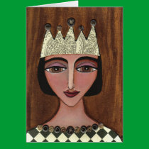 Regal Queen - greeting card (3) cards