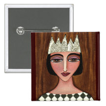 Regal Queen - royal button