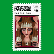 REGAL QUEEN - royal postage stamp