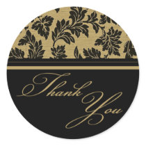 Regalia - Thank You (Black/Tan) stickers by Special_Occasions Regalia - Thank You (Black/Tan) stickers