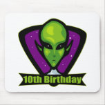 Regalos de cumpleaños del extranjero de espacio 10 tapete de raton
