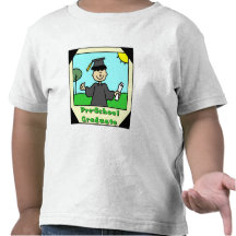 Regalos de la graduación del preescolar camisetas
