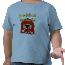 Regalos de la graduación del preescolar camisetas