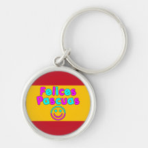 Regalos de Pascua para los altavoces españoles Fel Llaveros Personalizados