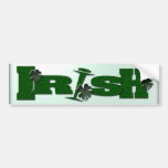 Regalos del día de St Patrick del irlandés Pegatina De Parachoque