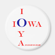 Regalos inaugurales de IOWA IOYA y de IOWA IOU 200 Imanes De Nevera