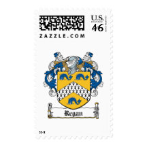 Regan Family Crest Postage
