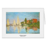 Regatta at Argenteuil by Claude Monet cards