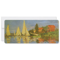 Regatta at Argenteuil by Claude Monet Invites