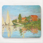 Regatta at Argenteuil by Claude Monet Mouse Pads
