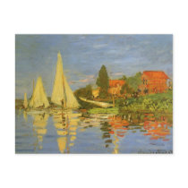 Regatta at Argenteuil by Claude Monet Postcards