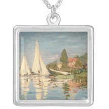 Regatta at Argenteuil, c.1872 Custom Necklace