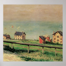 Regatta at Villerville 1884 Print