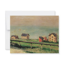 Regatta at Villerville by Gustave Caillebotte Announcement