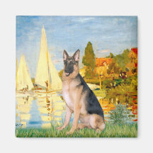 Regatta - German Shepherd 11 Fridge Magnet