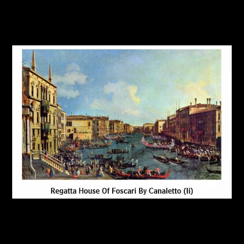 Regatta House Of Foscari By Canaletto (Ii) Posters