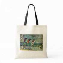 Regatta In Molesey,  By Sisley Alfred Tote Bags