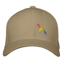 Regenbogen Stock Dogge bestickte kappen