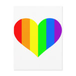 Regenbogenherz Post Card