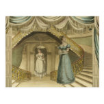 Regency Ladies on the stairs Post Cards