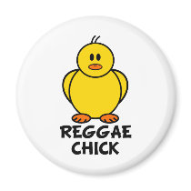 Reggae Chick magnets by chicktshirts8 Reggae Chick magnets