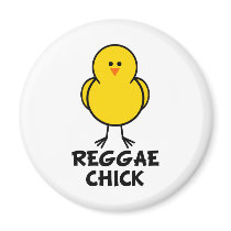 Reggae Chick magnets by chicktshirts8 Reggae Chick magnets