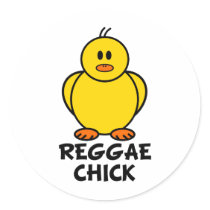 Reggae Chick stickers by chicktshirts8 Reggae Chick stickers