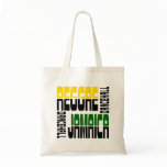 Reggae Jamaica Dance Hall Cube, 3 Colors Tote Bags