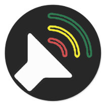 Reggae Listen Sticker by TROYTESS Reggae Listen Sticker