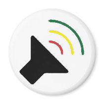 Reggae Loud Magnet by TROYTESS Reggae Loud Magnet