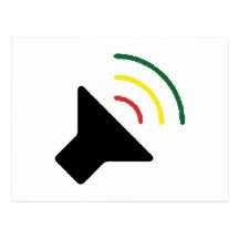 Reggae Loud Postcard