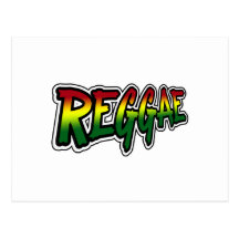 REGGAE POSTCARD