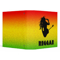 Reggae Rasta 3 Ring Binder
