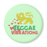 Reggae Vibrations Fridge Magnets