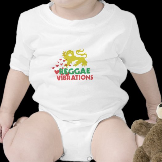 reggae vibrations baby shirt