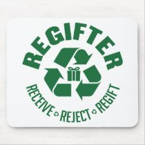 Regifter - receive, reject, re-gift. mousepads by strk3 Regifter - receive, reject, re-gift. mousepads