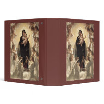 Regina Angelorum by William Adolphe Bouguereau Vinyl Binders